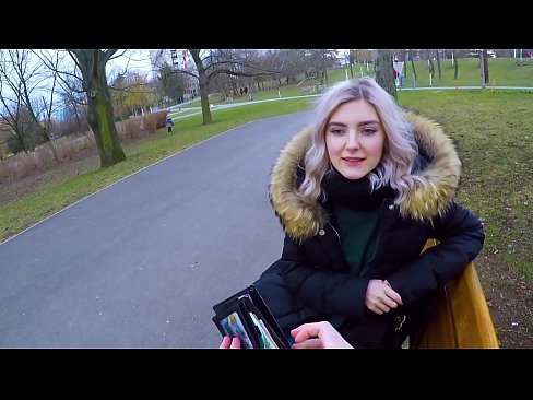 ❤️ Połyka gorące cum nieznajomego za pieniądze - blowjob w parku przez Evę Elfie ☑ Sluts at us ❌️❤